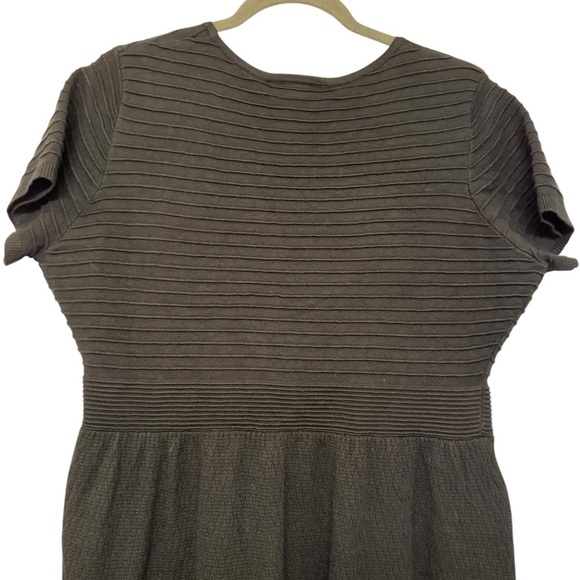 Lane Bryant Mixed Knit Babyboll Sweater Dress - Picture 6 of 8